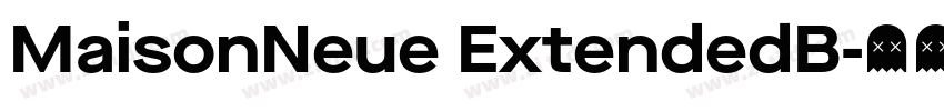 MaisonNeue ExtendedB字体转换